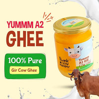 Yummm A2 Gir Cow Ghee (500g) | Vedic Bilona Method